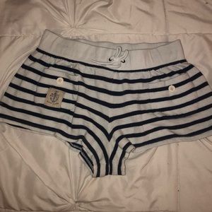 White & Navy blue Ralph Loren shorts